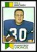 1973 Topps Bill Brown football card