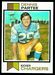 1973 Topps Dennis Partee football card