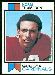 1973 Topps Norm Thompson football card