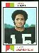 1973 Topps Dave Lewis football card