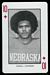 1974 Nebraska Playing Cards Ardell Johnson football card