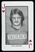 1974 Nebraska Playing Cards Dave Redding football card