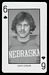 1974 Nebraska Playing Cards Dean Gissler football card