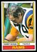 1974 Parker Brothers Harry Schuh football card