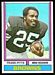 1974 Parker Brothers Frank Pitts football card