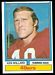 1974 Parker Brothers Ken Willard football card