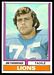 1974 Parker Brothers Jim Yarbrough football card