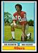 1974 Parker Brothers football card #46: Gene Washington