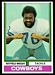 1974 Parker Brothers football card #54: Rayfield Wright