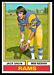 1974 Parker Brothers Jack Snow football card