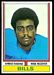 1974 Topps football card #105: Ahmad Rashad
