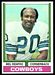 1974 Topps football card #106: Mel Renfro