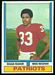 1974 Topps Reggie Rucker football card