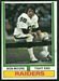 1974 Topps Bob Moore football card