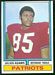 1974 Topps Julius Adams football card