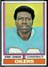 1974 Topps Benny Johnson football card