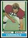 1974 Topps Bob Rowe football card