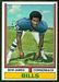 1974 Topps Bob James football card
