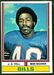 1974 Topps J.D. Hill football card