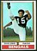 1974 Topps football card #236: Dave Lewis