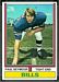 1974 Topps Paul Seymour football card