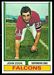1974 Topps football card #29: John Zook