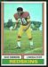 1974 Topps football card #313: Dave Robinson