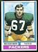 1974 Topps Malcolm Snider football card