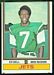 1974 Topps football card #337: Ed Bell