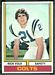 1974 Topps Rick Volk football card