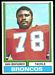 1974 Topps Marv Montgomery football card