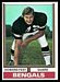1974 Topps Howard Fest football card