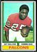 1974 Topps football card #375: Art Malone