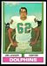 1974 Topps Jim Langer football card