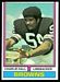 1974 Topps Charlie Hall football card