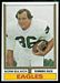 1974 Topps Norm Bulaich football card