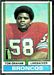 1974 Topps Tom Graham football card