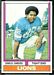 1974 Topps Charlie Sanders football card