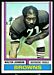 1974 Topps Walter Johnson football card