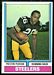 1974 Topps Preston Pearson football card