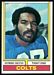 1974 Topps Raymond Chester football card