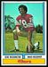 1974 Topps Gene Washington football card