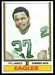 1974 Topps Po James football card