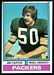 1974 Topps Jim Carter football card