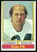 1974 Topps football card #499: Joe Schmiesing
