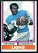 1974 Topps Lem Barney football card