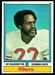 1974 Topps Vic Washington football card