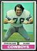 1974 Topps John Niland football card