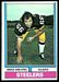 1974 Topps Bruce Van Dyke football card