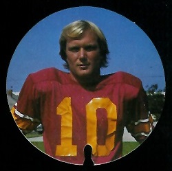 Pat Haden 1974 USC football disc